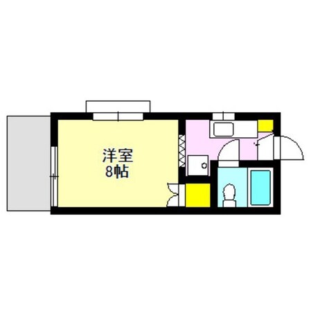 モンパレス吉井２号館の物件間取画像